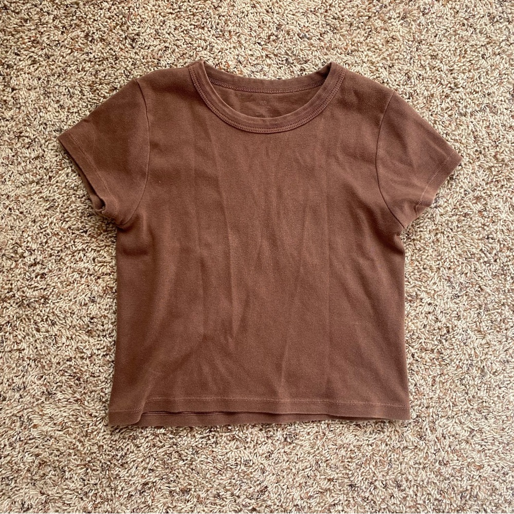 Brandy Melville Brown Ashlyn Top